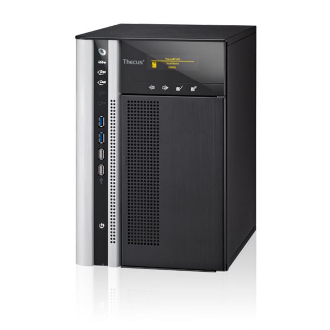 Thecus 6-Bay tower NAS, SATA, 2.6GHz Dual Core, 2GB DDR3, 2x GbE, USB 3.0
