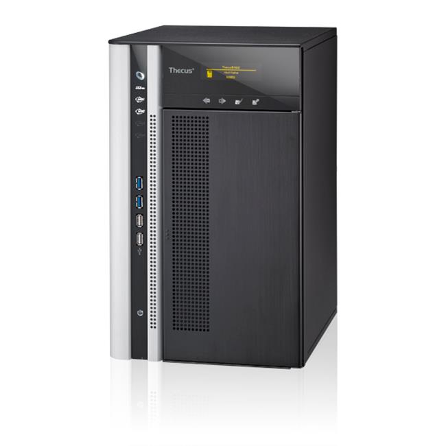 Thecus 8-Bay tower NAS, SATA, 3.3GHz Dual Core, 4GB DDR3, 2x GbE, USB 3.0