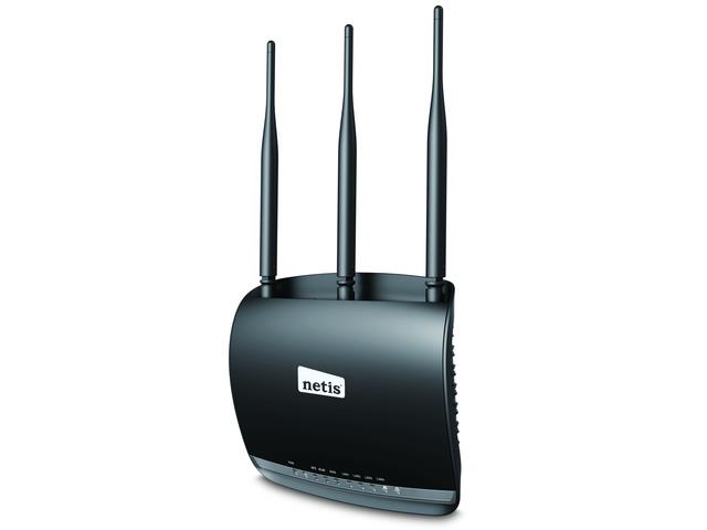 Netis WF2533 WiFi N300 Router, 4x LAN, 3x 5dBi Antena high power