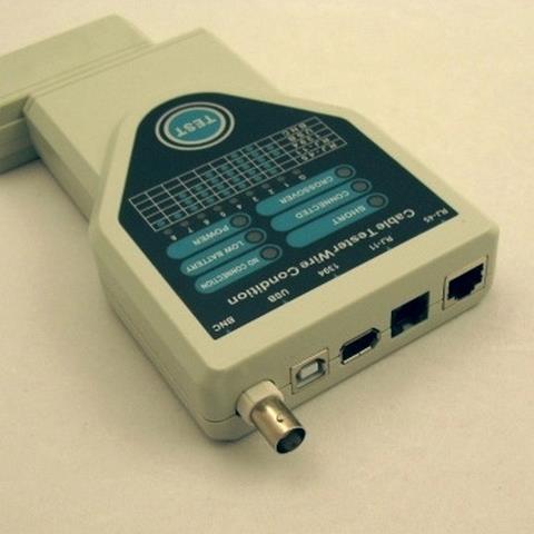Netrack tester sÃ­Å¥ovÃ½ch kabelÅ¯ RJ45/RJ11/BNC/USB