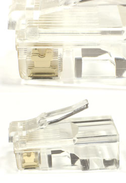 Netrack konektor RJ45 8p8c, UTP drát, kat. 5e