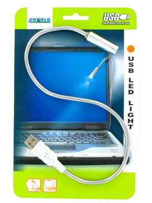 4World LampiÄka pro notebook do USB portu