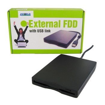 4World ExternÃ­ disketovÃ¡ jednotka 3,5â do USB portu Mitsumi