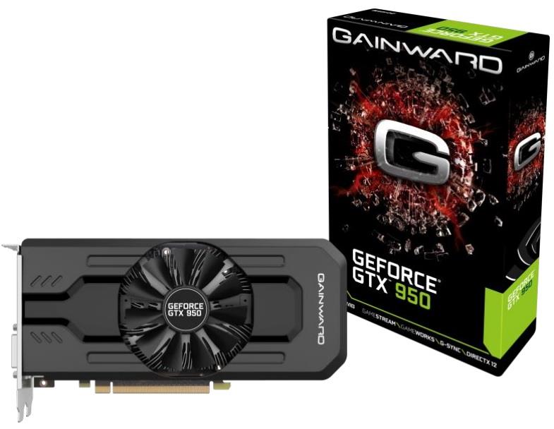 Gainward GeForce GTX 950, 2GB GDDR5 (128 Bit), HDMI, 2xDVI, DP