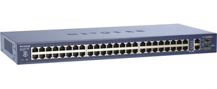 Netgear Smart Switch FS750T2 48x10/100BaseTX, 2x Gigabit Combo (RJ45/SFP)