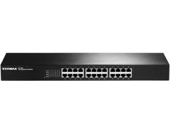 Edimax 24 Port 10/100M Ethernet Switch 19'' Rackmount, energy efficient 802.3az