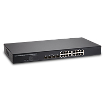 Edimax 16 port PoE+ Gigabit Web Smart Switch, 12x RJ45 +4xCombo (RJ45/SFP), 130W