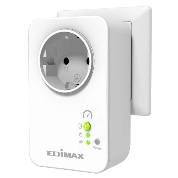 Edimax Wireless Remote Control Smart Plug, Power Meter; bezdrÃ¡tovÃ¡ el. zÃ¡suvka