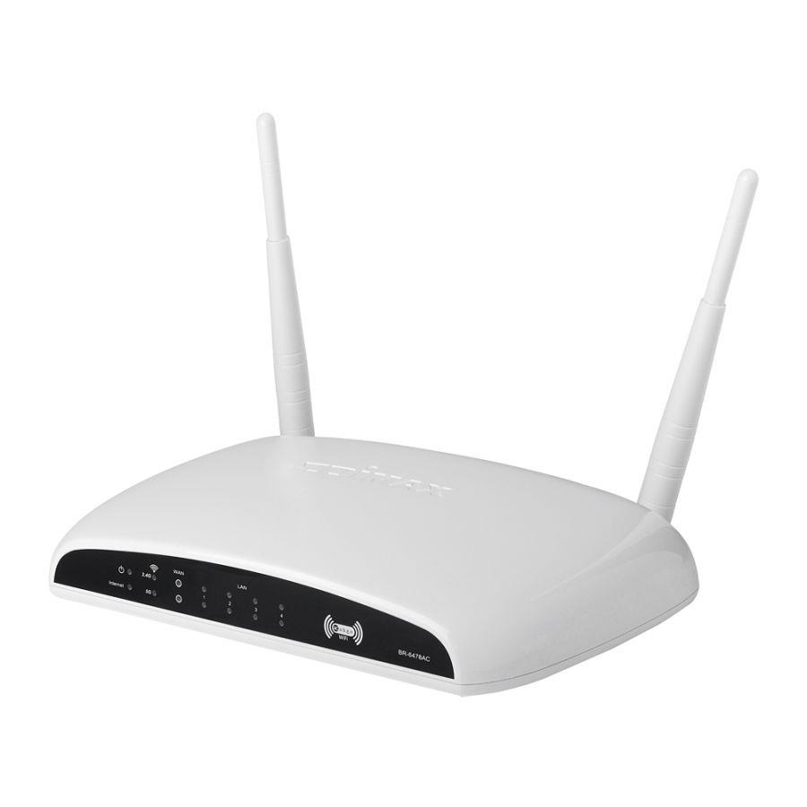 Edimax WiFi AC1200 Dual Band Gigabit VPN Router, 802.11ac , 5GHz+2,4GHz