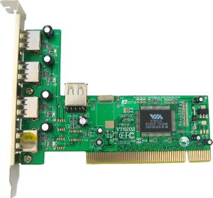 4World 5-portovÃ½ ÅadiÄ (4+1) USB 2.0 na kartÄ PCI