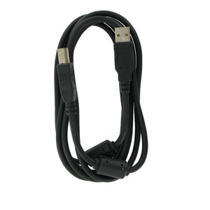 4World USB 2.0 kabel, typ A-B M/M 1.8m High Quality, feritovÃ½ filtr