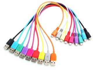 4World Kabel USB 2.0 MICRO 5pin, AM / B MICRO pÅenos dat/nabÃ­jenÃ­ 1.0m modrÃ½