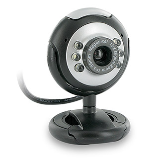 4World InternetovÃ¡ kamera 2.0MP USB 2.0 s LED podsvÃ­cenÃ­m + mikrofon, univerzÃ¡