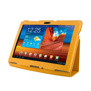 4World Pouzdro - stojan pro Galaxy Tab 10.1, slim, oranÅ¾ovÃ½