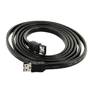4World HDD kabel | eSATA (M) - eSATA (M) | ÄernÃ½