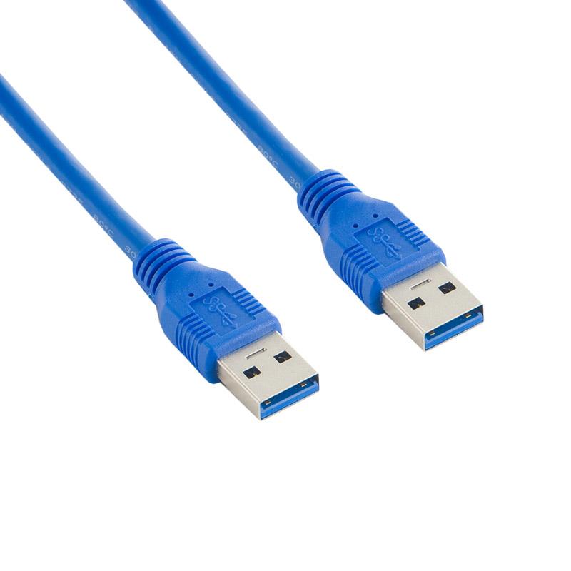 4World Kabel USB 3.0 AM-AM 1.8m| modrÃ½