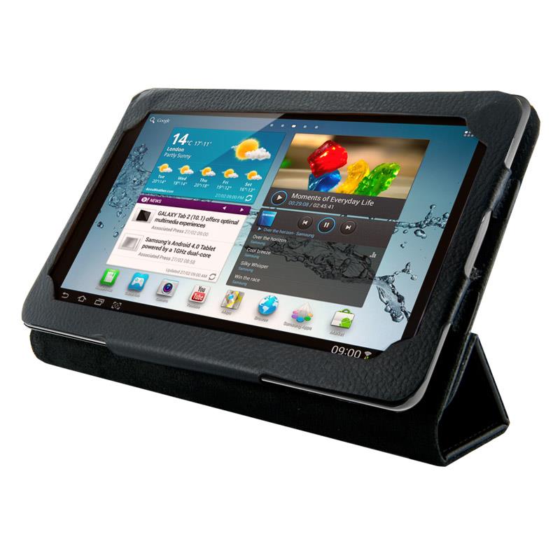 4World Pouzdro - stojan pro Galaxy Tab 2, Folded Case, 7'', ÄernÃ½