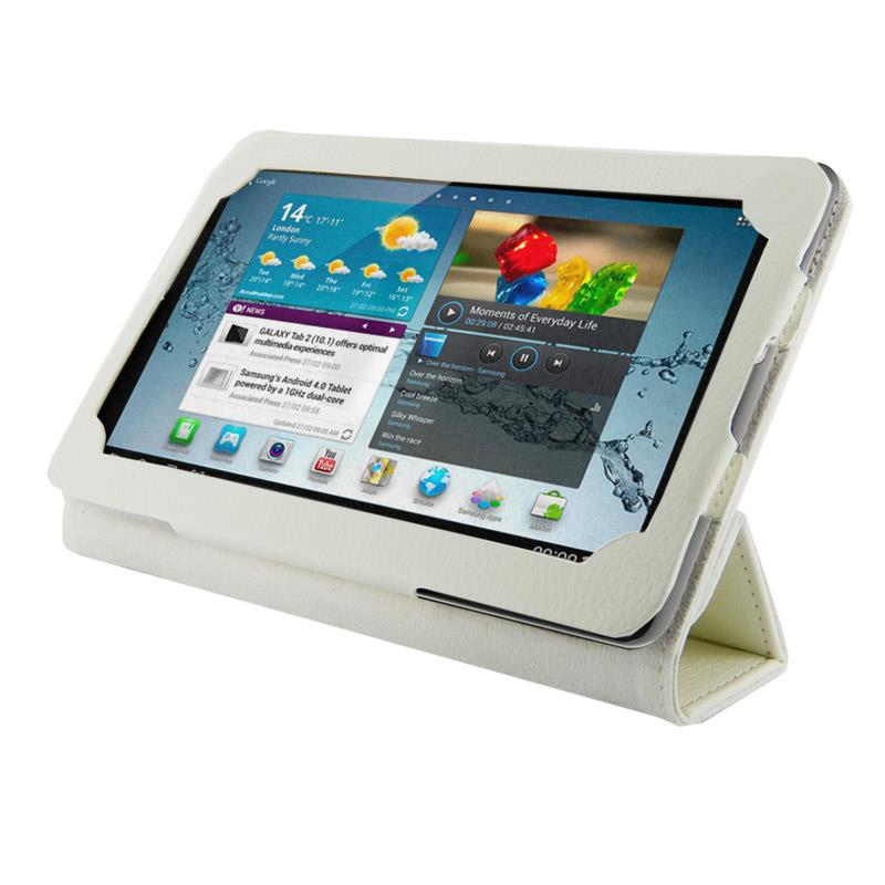 4World Pouzdro - stojan pro Galaxy Tab 2, Folded Case, 7'', bÃ­lÃ½
