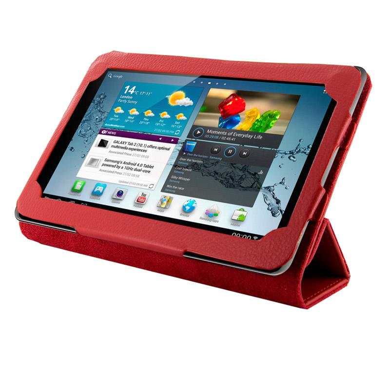 4World Pouzdro - stojan pro Galaxy Tab 2, Folded Case, 7'', ÄervenÃ½