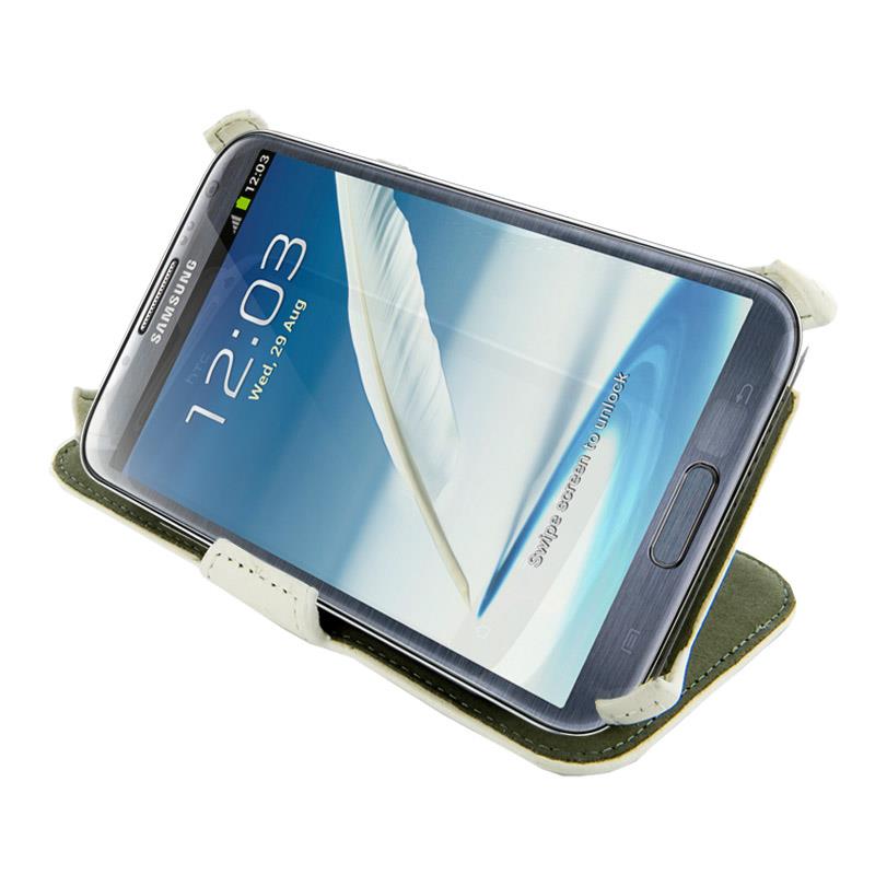 4World OchrannÃ© pouzdro pro Galaxy Note 2, Stand, 5.5'', bÃ­lÃ½