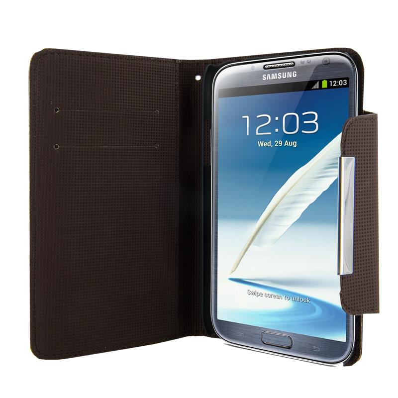 4World OchrannÃ© pouzdro pro Galaxy Note 2, Style, 5.5'', ÄernÃ½