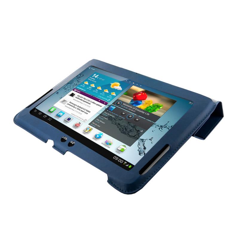 4World Pouzdro - stojan pro Galaxy Tab 2, 4-Fold Slim, 10'', modrÃ½