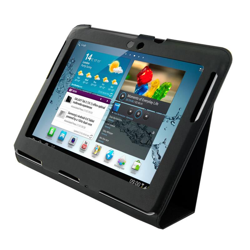4World Pouzdro - stojan pro Galaxy Tab 2, Ultra Slim, 10'', ÄernÃ½