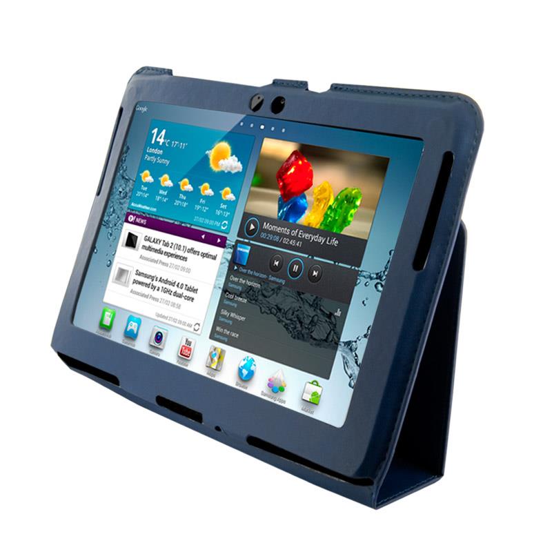 4World Pouzdro - stojan pro Galaxy Tab 2, Ultra Slim, 10'', modrÃ½