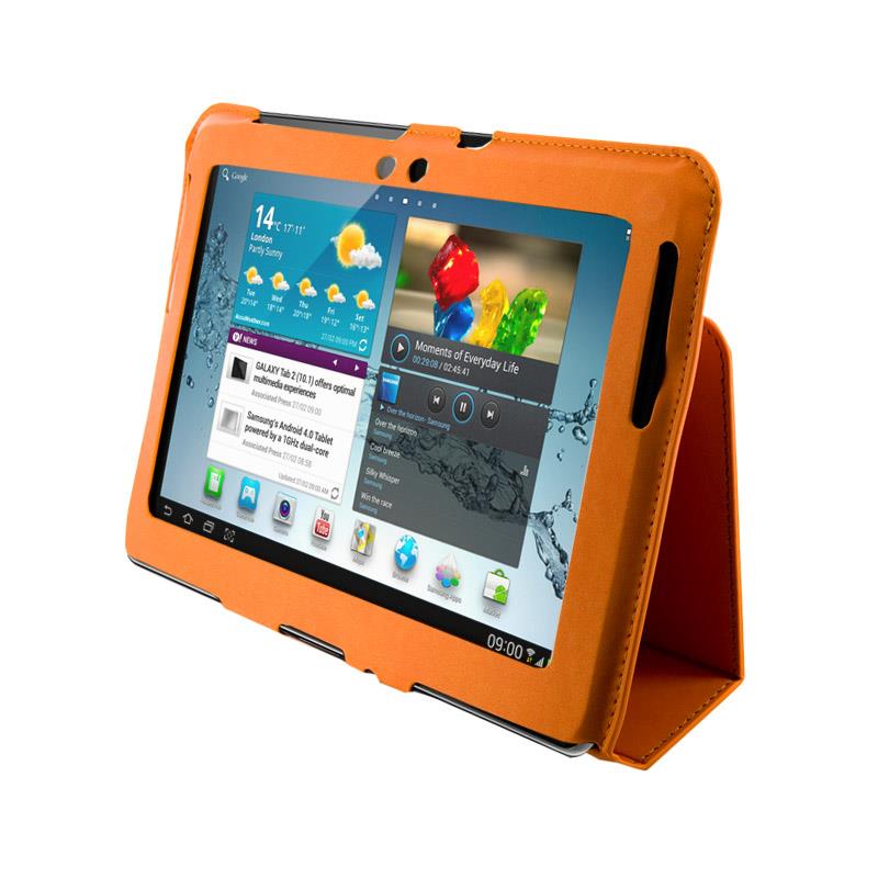 4World Pouzdro - stojan pro Galaxy Tab 2, Ultra Slim, 10', oranÅ¾ovÃ½