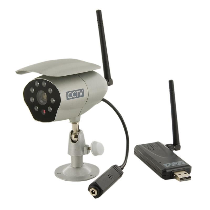 4World BezdrÃ¡tovÃ¡ CCTV sada - digitÃ¡lnÃ­ kamera (DIG-01-BZ) + USB pÅijÃ­maÄ |IP55