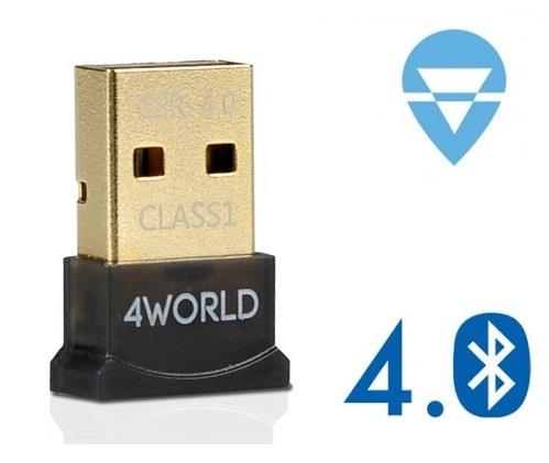 4World MICRO AdaptÃ©r Bluetooth, Class 1, version 4.0