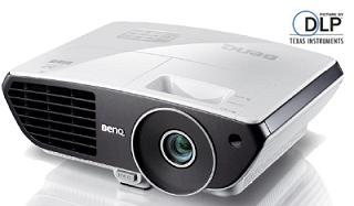Projektor BenQ W750; DLP; WXGA (1280x800); 2500 ANSI; 13000:1; HDMI