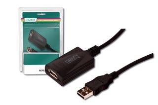 USB 2.0 aktivnÃ­ prodluÅ¾ovacÃ­ kabel Digitus 5m