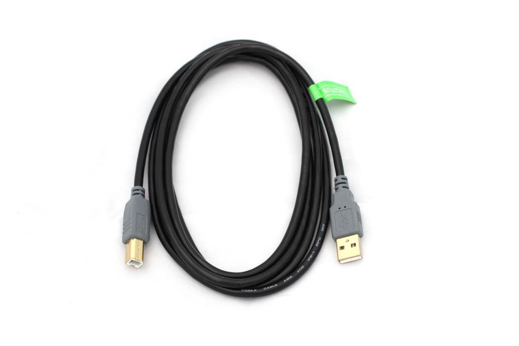 DIGITUS Premium USB2.0 kabel Digitus A-samec na B-samec, 2x stÃ­nÄnÃ½, 3,0m