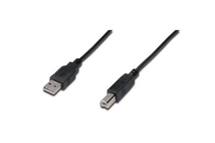 USB kabel 2,0 Assmann A m / B m dÃ©lka 1,8 m - ÄernÃ½