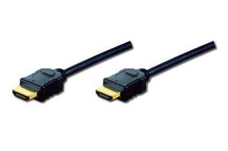 HDMI kabel ASSMANN Highspeed Ethernet V1.4 3D GOLD A M/M 1.0m