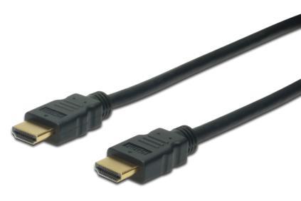 HDMI kabel ASSMANN Highspeed Ethernet V1.4 3D GOLD A M/M 5.0m