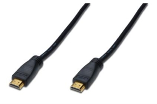 HDMI kabel ASSMANN HighSpeed Ethernet V1.3 3D GOLD A M/M 20.0m se zesilovaÄem