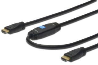 HDMI kabel ASSMANN Highspeed Ethernet V1.3 3D GOLD A M/M 40.0m se zesilovaÄem