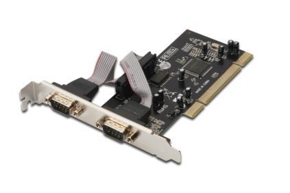 DIGITUS 2-Port Serial PCI Card