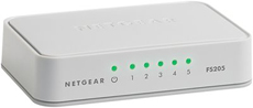 Netgear 5-Port Fast Ethernet Desktop Unmanaged Switch (FS205)