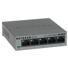 Netgear 5-Port Fast Ethernet Desktop Switch Metal (FS305)
