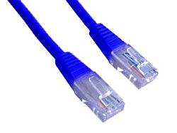 Gembird Patch kabel RJ45, cat. 5e, UTP, 0.5m, modrÃ½