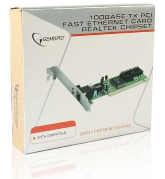 Gembird 100Base-TX PCI SÃ­Å¥ovÃ¡ karta, Realtek chipset