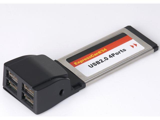 Gembird USB 2.0 ExpressCard 4 porty