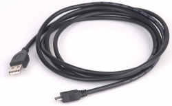 Gembird kabel USB 2.0 A (M) -> Micro-B USB 2.0 (M), pozlacenÃ© konektory, 1.8m