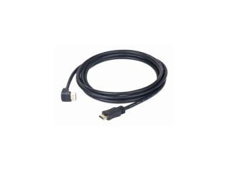 Gembird HDMI - HDMI male-male kabel (zlacenÃ© konektory) 3m s 90Â° konektorem