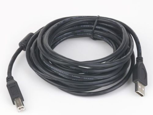 Gembird USB 2.0 kabel A-B 4.5m ÄernÃ½, feritovÃ©