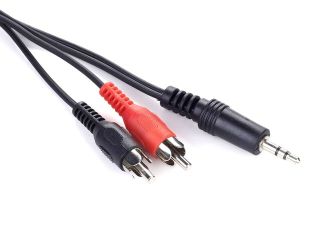 Gembird audio kabel JACK 3,5mm samec / 2x RCA (CINCH) samec, 0.20M