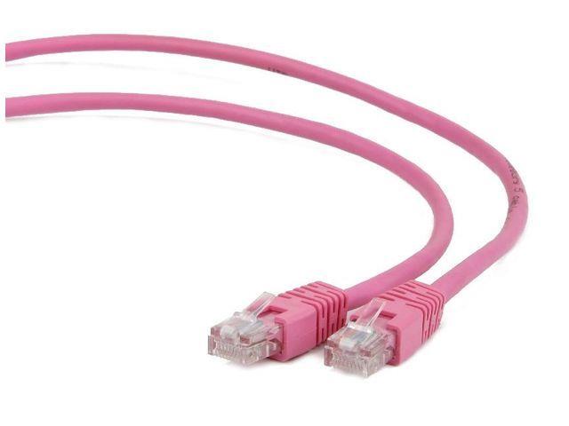 Gembird Patch kabel RJ45, cat. 5e, UTP, 0.5m, rÅ¯Å¾ovÃ½